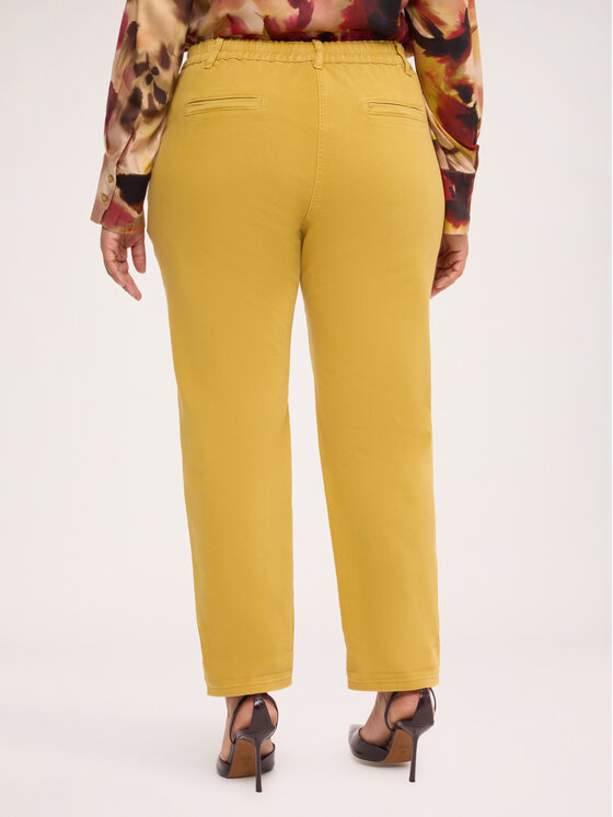 Fiorella Rubino Fiorella Rubino Pantaloni di tessuto P722T105436N028 Giallo Regular Fit