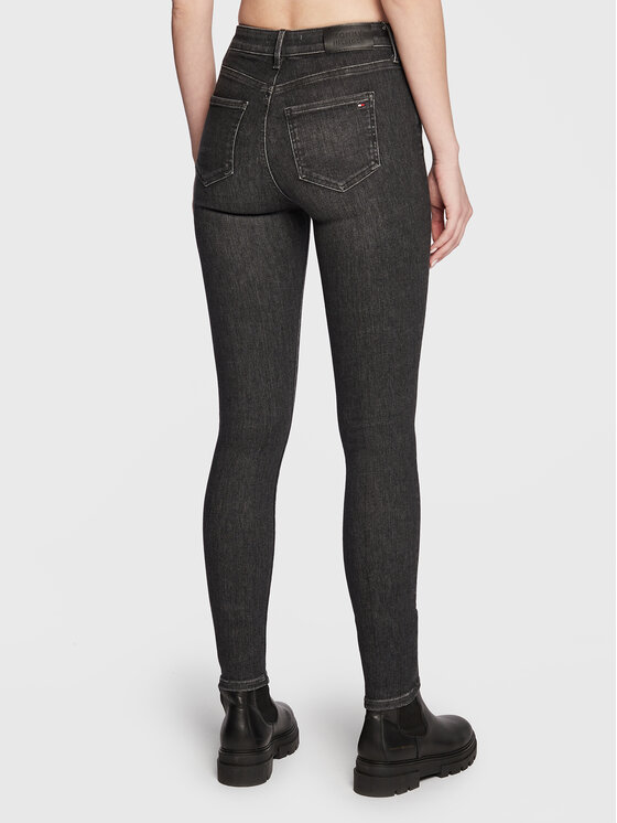 Tommy Hilfiger Tommy Hilfiger Τζιν Harlem WW0WW36348 Μαύρο Extra Skinny Fit