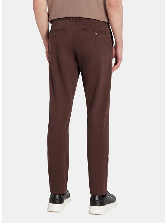 Pako Lorente Pako Lorente Spodnie materiałowe P25WB-WX-001 Brązowy Classic Fit
