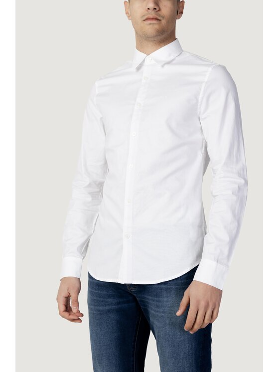 Armani Exchange Armani Exchange Camicia 8NZCGB Z8ANZ Bianco Shirt Fit