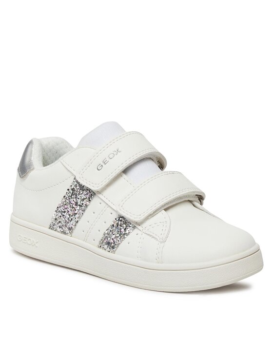 Geox Geox Sneakersy J Eclyper Girl J45LRA 000BC C0007 S Biały