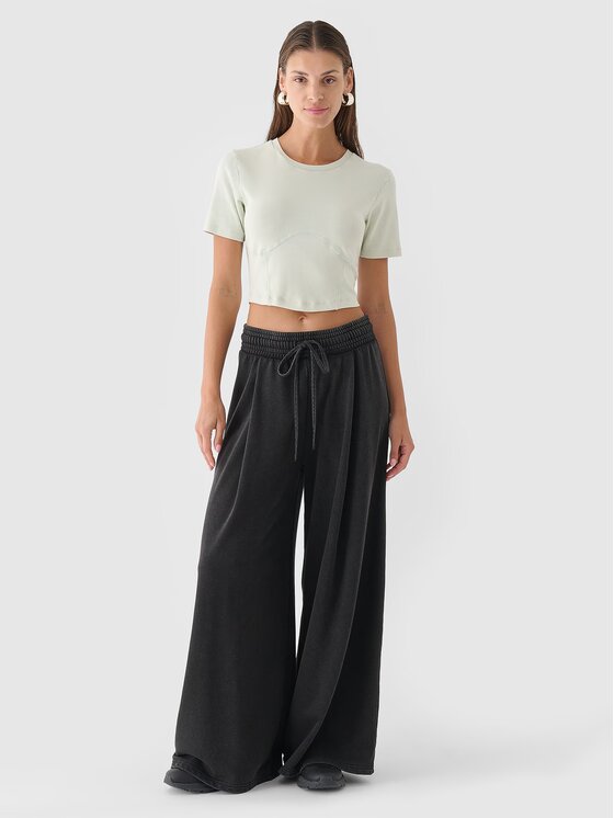 4F 4F Top 4FRAW24TTSHF2581-47S Zielony Slim Fit