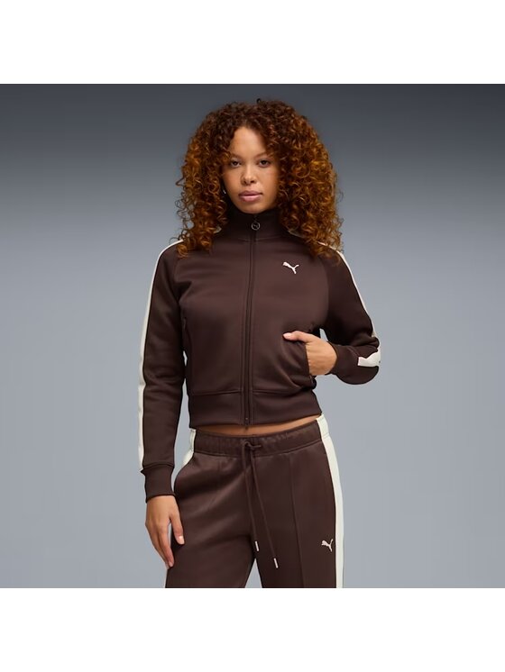 Puma Puma Bluza 629796 Brązowy Regular Fit