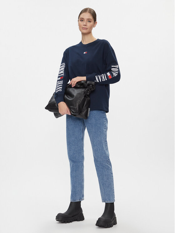 Tommy Jeans Tommy Jeans Jeans hlače Julie DW0DW17491 Modra Straight Fit