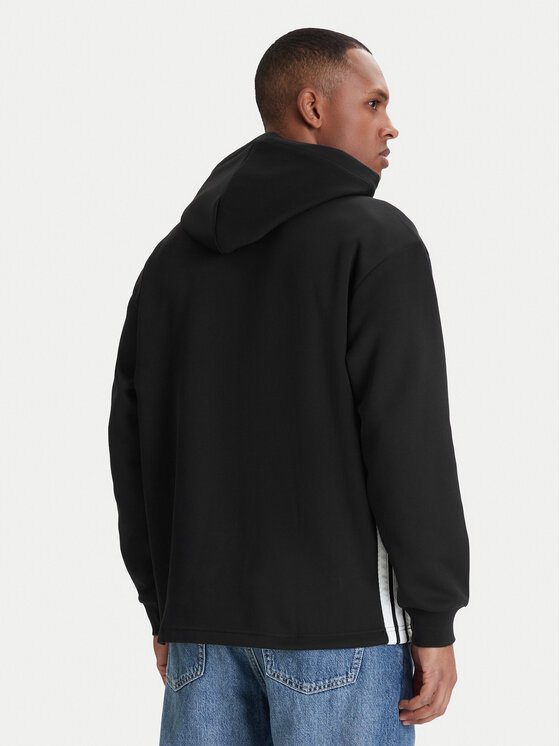 adidas adidas Felpa Stadium Graphic KD0287 Nero Loose Fit