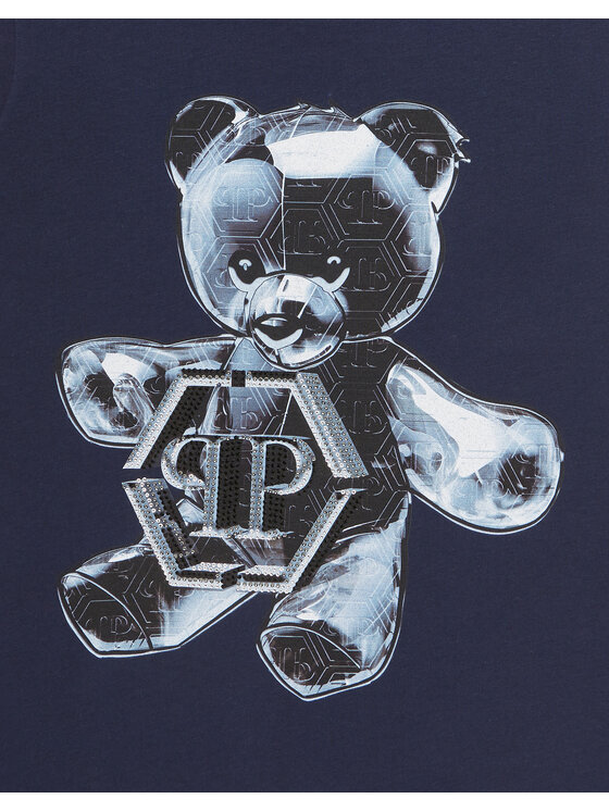 PHILIPP PLEIN PHILIPP PLEIN T-Shirt 19977 Błękitny Regular Fit