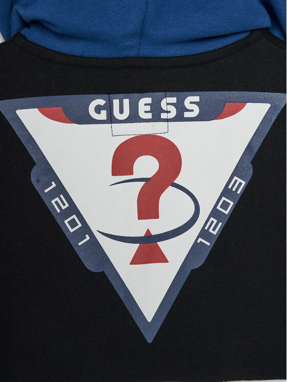 Guess Guess Džemperis N5RQ02 KA6R4 Tamsiai mėlyna Regular Fit