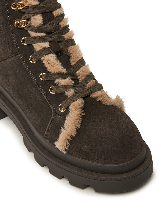 Blauer Blauer Schnürstiefeletten F4KIMMEL06 Braun
