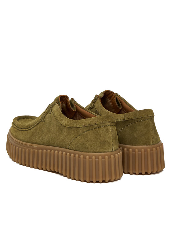 Clarks Clarks Halbschuhe Torhill Bee 26184586 Khakifarben