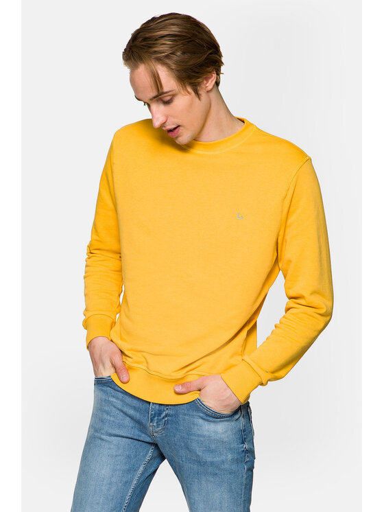 Lancerto Lancerto Bluza Cayden Żółty Regular Fit