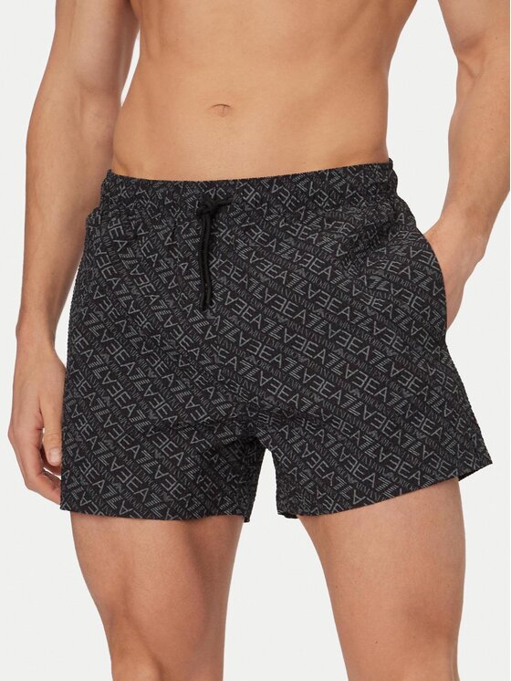 EA7 Emporio Armani EA7 Emporio Armani Kopalne hlače 7M001677 AF21249 MC429 Črna Regular Fit