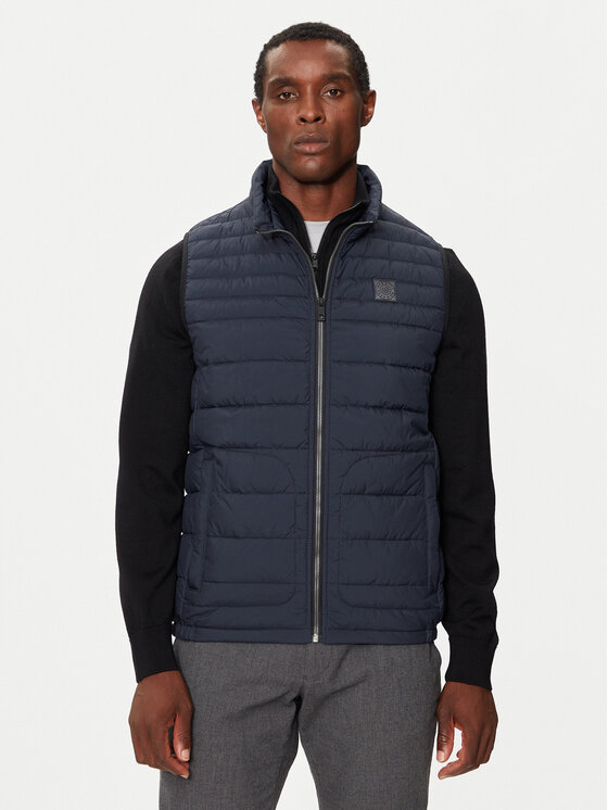 Bugatti Bugatti Gilet 670100-61044 Blu scuro Regular Fit