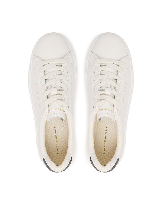 Tommy Hilfiger Tommy Hilfiger Sportcipők Chic Cupsole FW0FW09107 Ekru