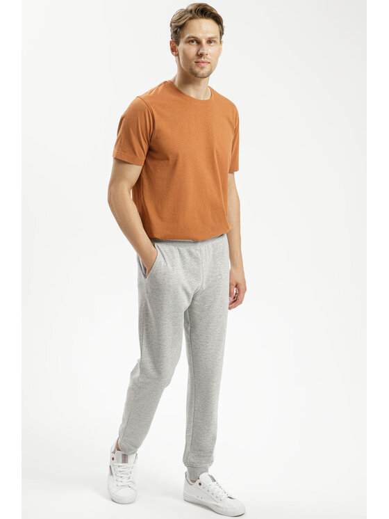 Cross Jeans Cross Jeans Spodnie dresowe 49072-004 Szary Regular Fit