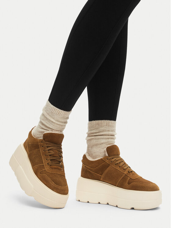 Badura Badura Sneakersy CASI-01W1-006 Brązowy
