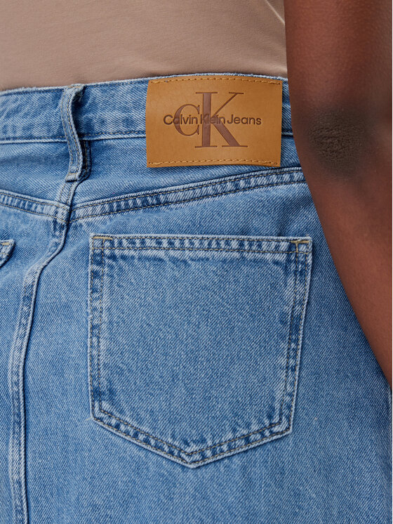 Calvin Klein Jeans Calvin Klein Jeans Džínová sukně J20J225192 Modrá Regular Fit