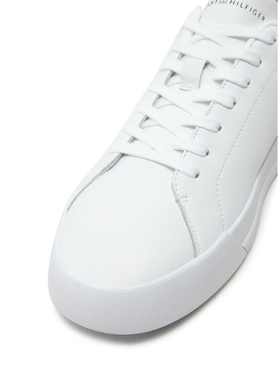 Tommy Hilfiger Tommy Hilfiger Tenisice Th Court Lth Detail Ess FM0FM05367 Bijela