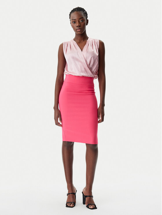 Rinascimento Rinascimento Bleistiftrock CFC0122808003 Rosa Regular Fit