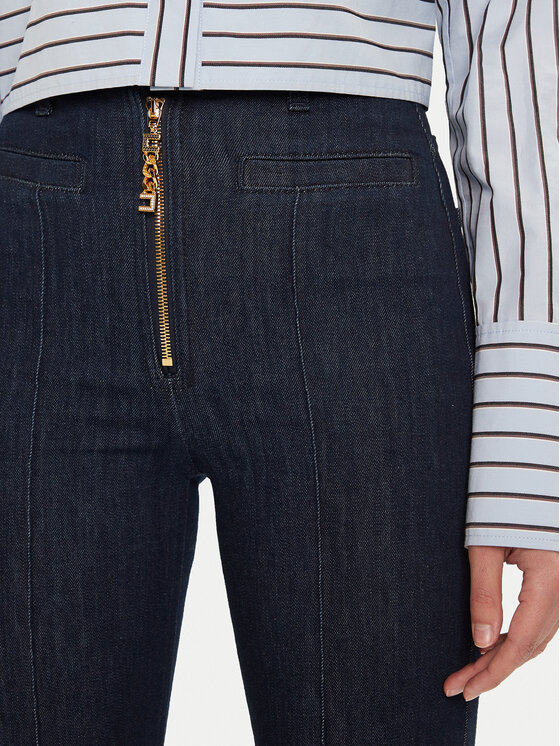 Elisabetta Franchi Elisabetta Franchi Jeansy PJ-05D-56E2-V390 Granatowy Regular Fit