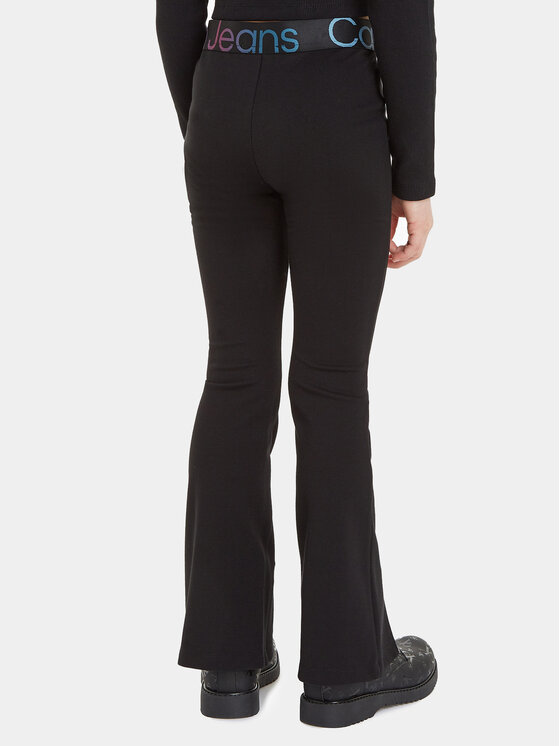 Calvin Klein Jeans Calvin Klein Jeans Leggings IG0IG02179 Crna Slim Fit