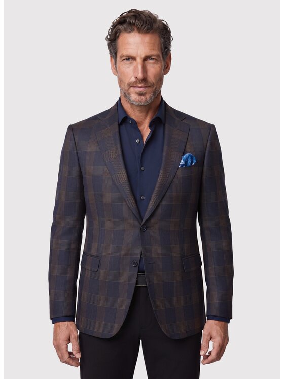 Pako Lorente Pako Lorente Marynarka P26WF-3X-015 Granatowy Slim Fit