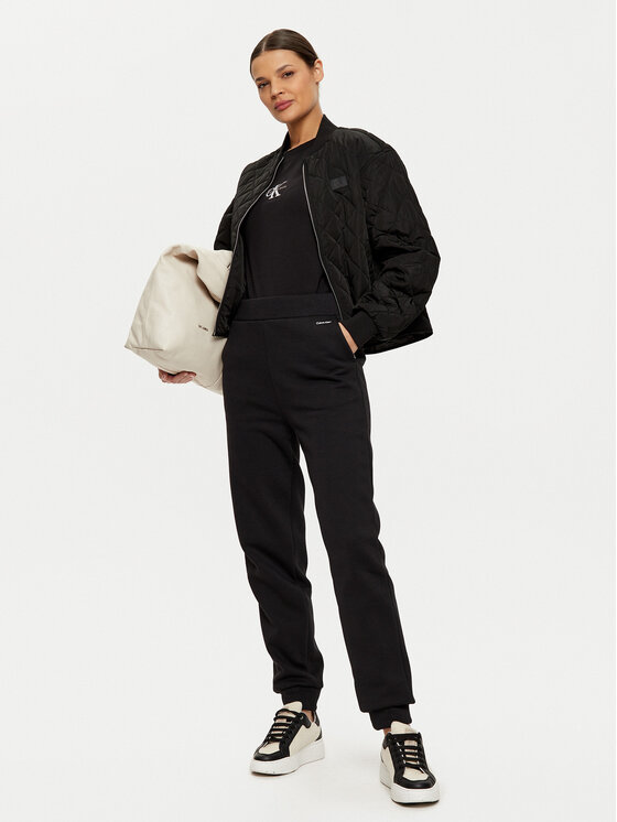 Calvin Klein Calvin Klein Teplákové kalhoty K20K208330 Černá Relaxed Fit