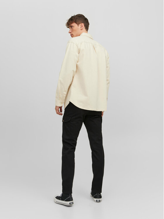 Jack&Jones Jack&Jones Hlače Ollie 12224001 Crna Regular Fit
