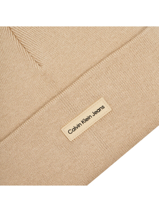 Calvin Klein Jeans Calvin Klein Jeans Шапкa Inst Patch Beanie K50K512142 Бежевий