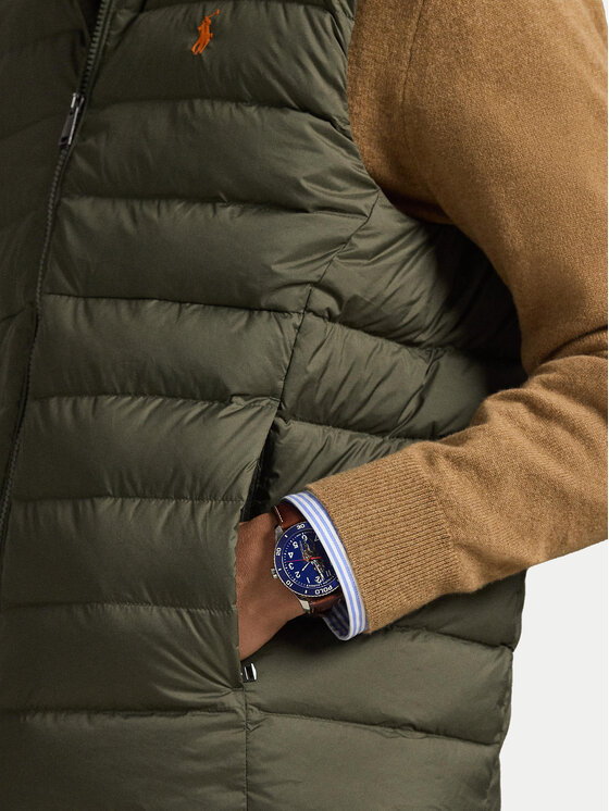 Polo Ralph Lauren Polo Ralph Lauren Vestă elegantă 710967775008 Verde Regular Fit