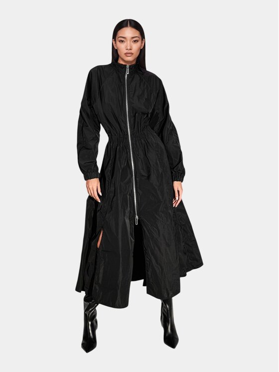 MADE BY SOCIETY MADE BY SOCIETY Kurtka anorak FADE OUT - J27665 Czarny Basic Fit