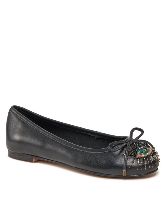 Kurt Geiger Kurt Geiger Baleríny Eye Emb 1289000109 Čierna