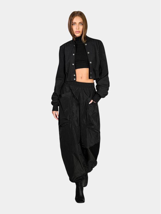 MADE BY SOCIETY MADE BY SOCIETY Kurtka anorak Jacheta NOIR RHEO - J27547 Czarny Basic Fit