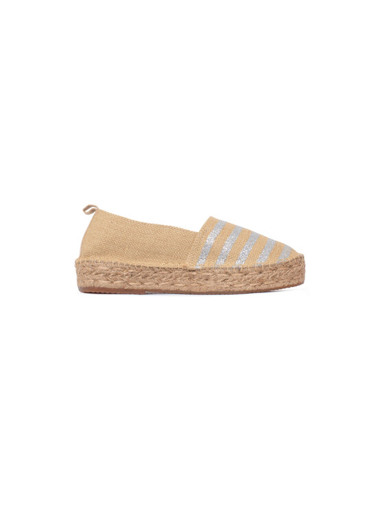 Espadryle, rozmiar 40, Beżowe, ACA1253-NAT