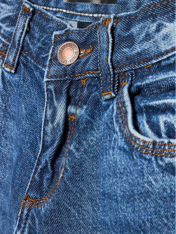 Guess Guess Jeansy L3RA11 D4QP0 Niebieski Oversize