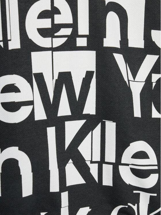 Calvin Klein Jeans Calvin Klein Jeans Jopa Grid IB0IB01942 Črna Regular Fit