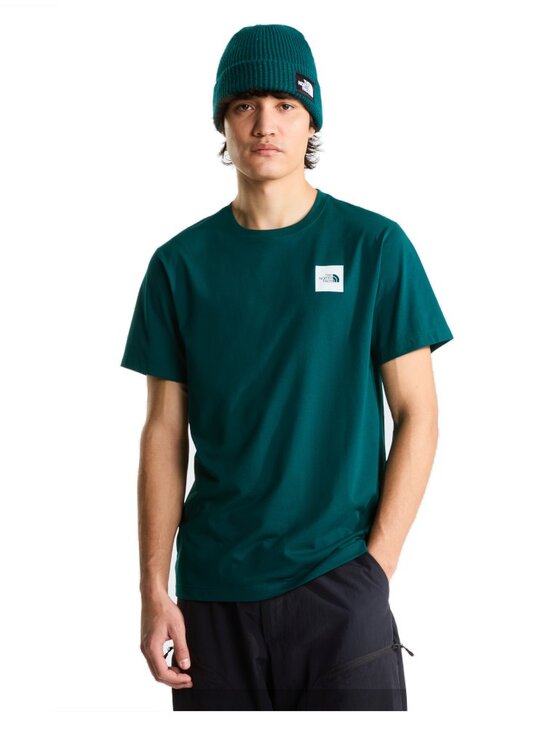 The North Face The North Face T-Shirt Evolution Box Half Dome Regular Tee Zielony Regular Fit