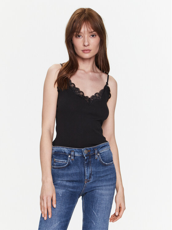 Salsa Salsa Top 124101 Crna Regular Fit