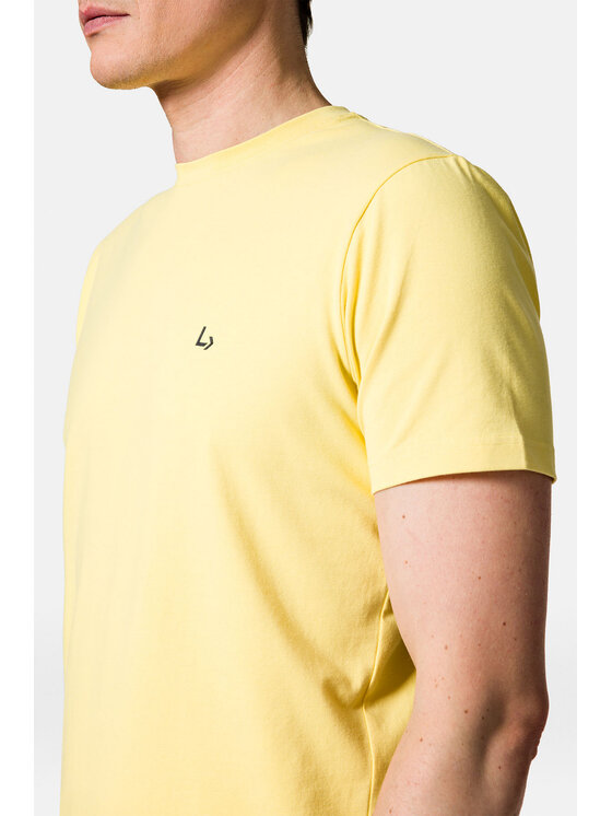 Lancerto Lancerto T-Shirt Linus TS073123000018 Żółty Regular Fit