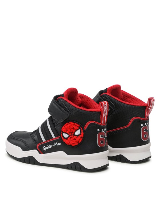 Geox Geox Sneakersy SPIDER-MAN J Perth Boy J367RD 05411 C0048 M Czarny