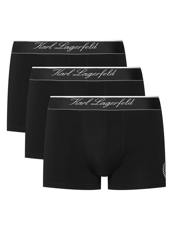 Karl Lagerfeld Jeans Komplet bokserek B1M47009 Czarny