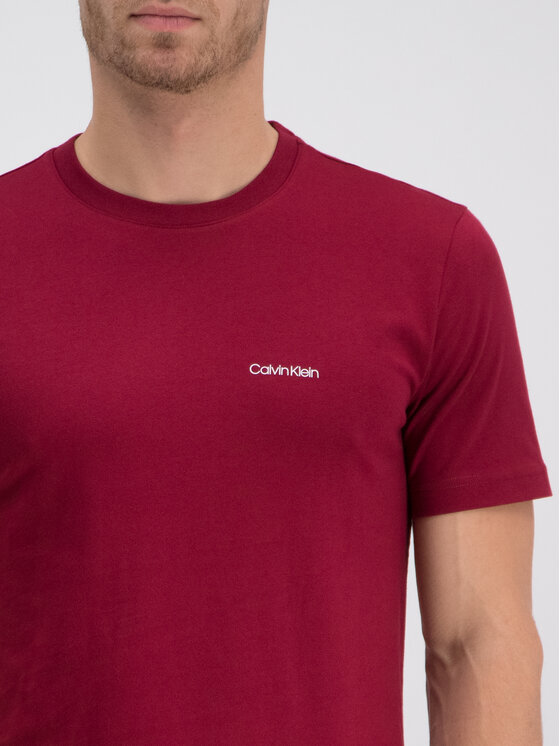 Calvin Klein Calvin Klein Tricou Chest Logo K10K103307 Vișiniu Regular Fit
