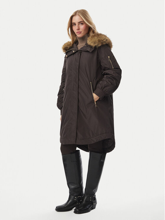 Liu Jo Liu Jo Zimska jakna WF6064 T714A Rjava Regular Fit