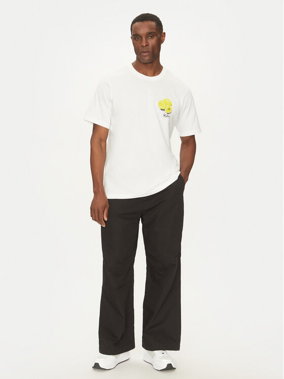 adidas adidas T-shirt Lounge Still Life Lemons Graphic JJ3959 Bijela Regular Fit