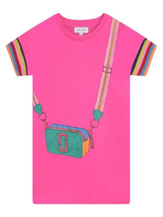 The Marc Jacobs The Marc Jacobs Trikotažinė suknelė W12444 S Rožinė Regular Fit