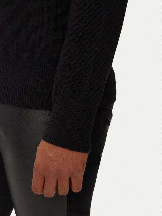 Versace Jeans Couture Versace Jeans Couture Džemper 77GAFMH7 Crna Regular Fit