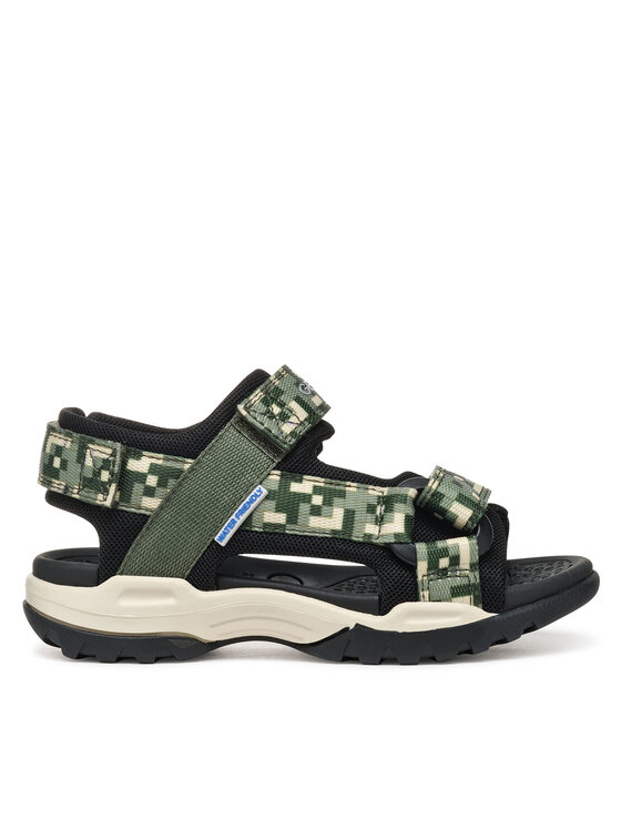Geox Sandali Jr Borealis J450RE 1411 C0450 S Verde, taglia : 30