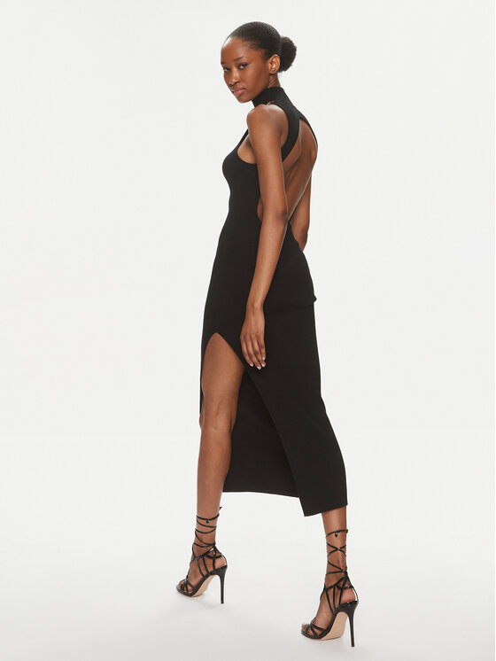 Elisabetta Franchi Elisabetta Franchi Ikdienas kleita AM-69S-41E2-V400 Melns Slim Fit