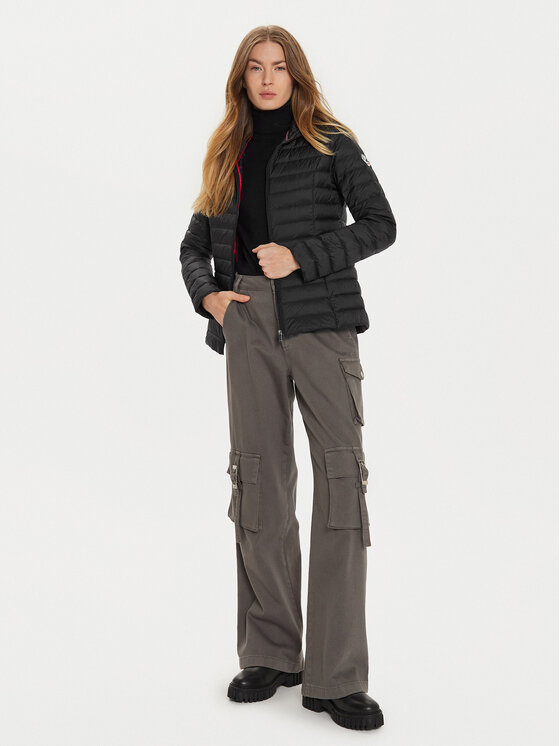 Jott Jott Kurtka puchowa Cloe P000WDOW01 Czarny Slim Fit