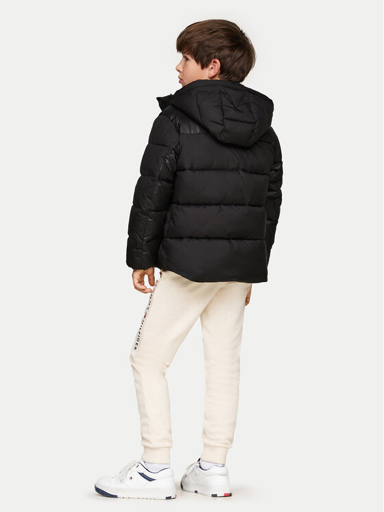 Tommy Hilfiger Tommy Hilfiger Μπουφάν πουπουλένιο KB0KB09207 Μαύρο Regular Fit