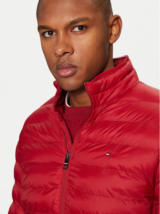 Tommy Hilfiger Tommy Hilfiger Kurtka przejściowa MW0MW37634 Czerwony Regular Fit